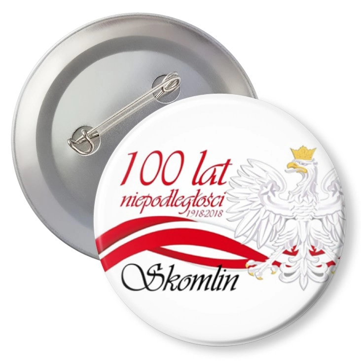 przypinka agrafka Skomlin