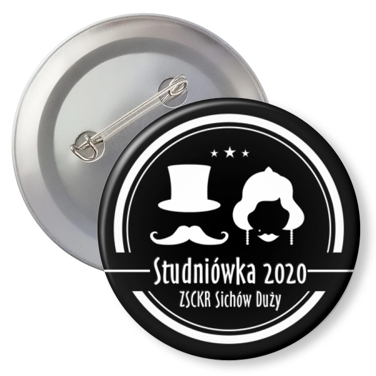 przypinka z agrafką Studniówka