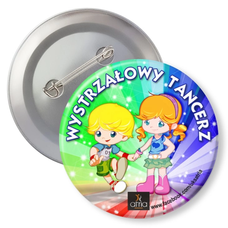 przypinka z agrafką Wystrzałowy Tancerz