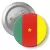 Przypinka z agrafką Flaga Kamerun