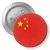 Przypinka z agrafką Flaga Chiny