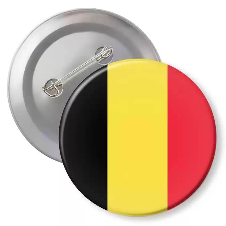 przypinka z agrafką Flaga Belgia