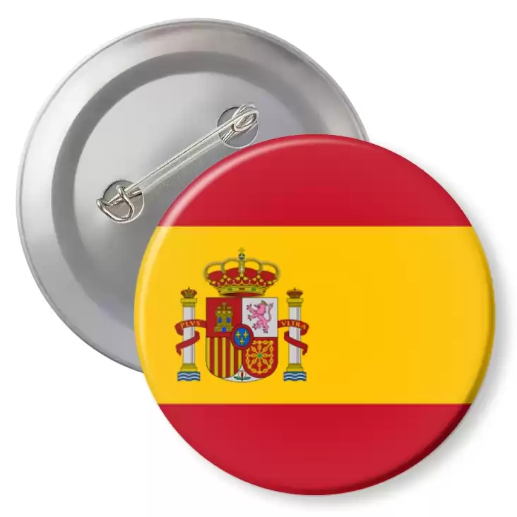przypinka z agrafką Flaga Hiszpania