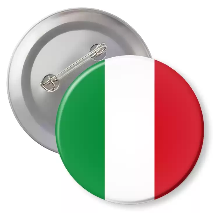 przypinka z agrafką Flaga Włochy