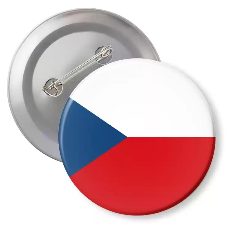 przypinka z agrafką Flaga Czechy