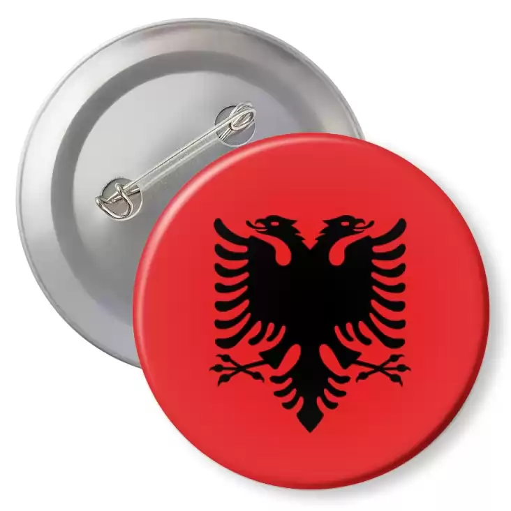 przypinka z agrafką Flaga Albania