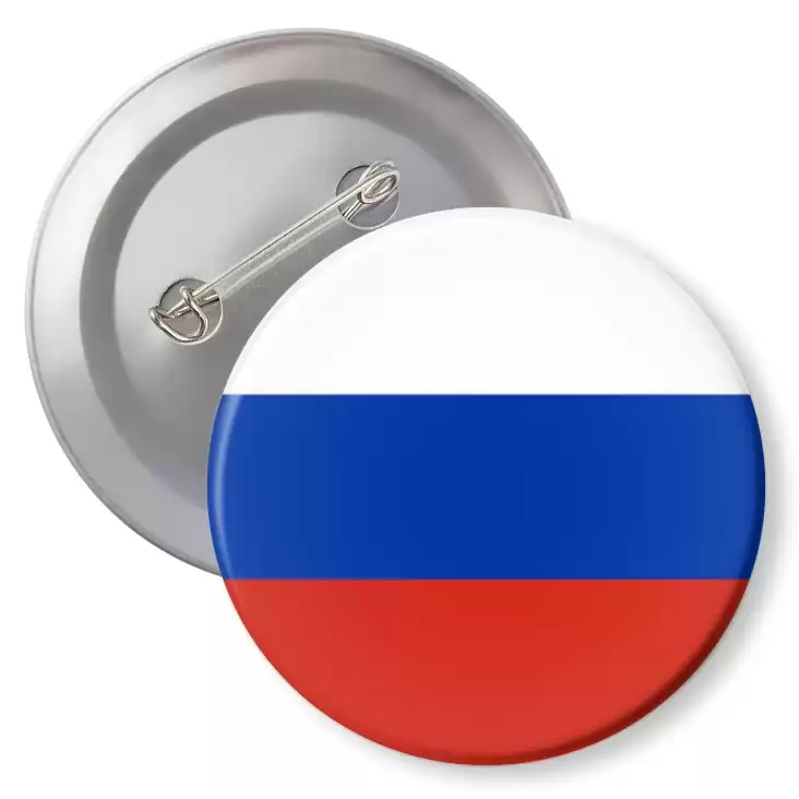 przypinka z agrafką Flaga Rosja