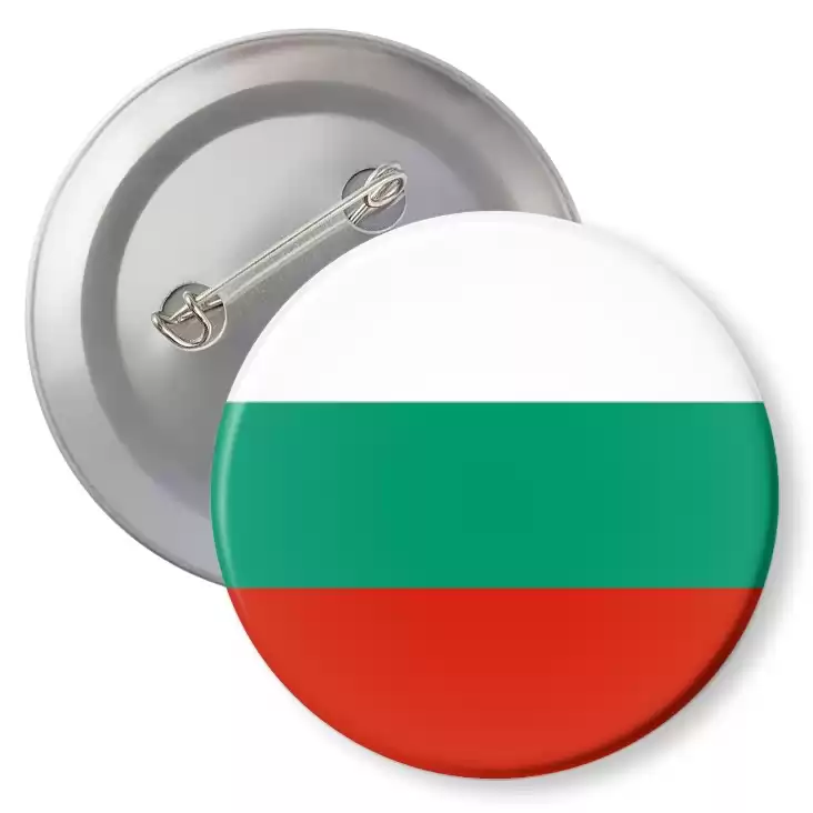 przypinka z agrafką Flaga Bułgaria