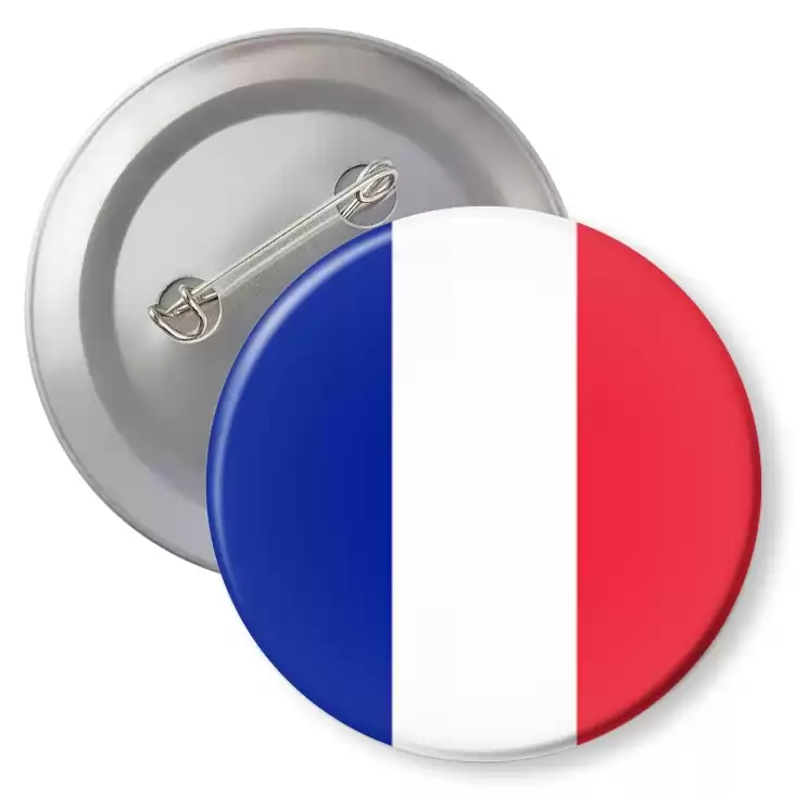 przypinka z agrafką Flaga Francja