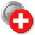 Przypinka z agrafką Flaga Szwajcaria