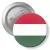 Przypinka z agrafką Flaga Węgry