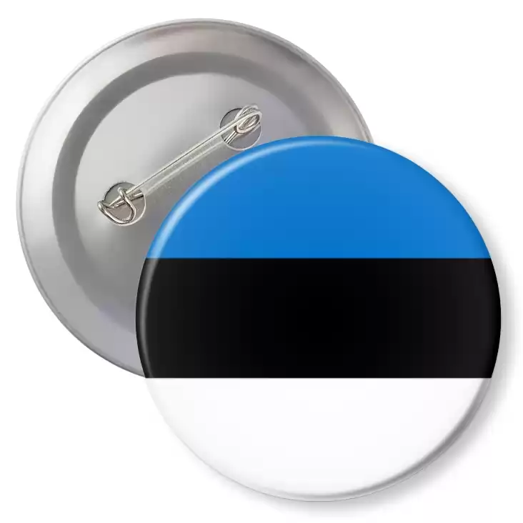 przypinka z agrafką Flaga Estonia