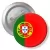 Przypinka z agrafką Flaga Portugalia