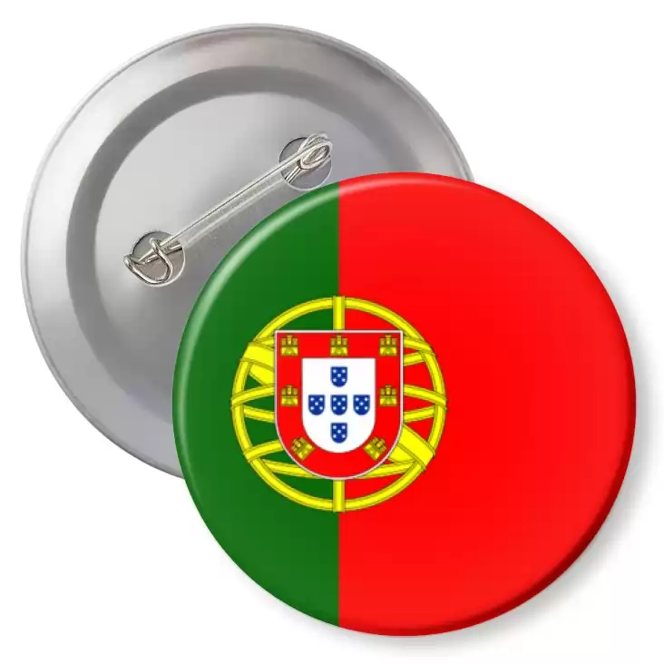 przypinka z agrafką Flaga Portugalia