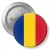 Przypinka z agrafką Flaga Rumunia