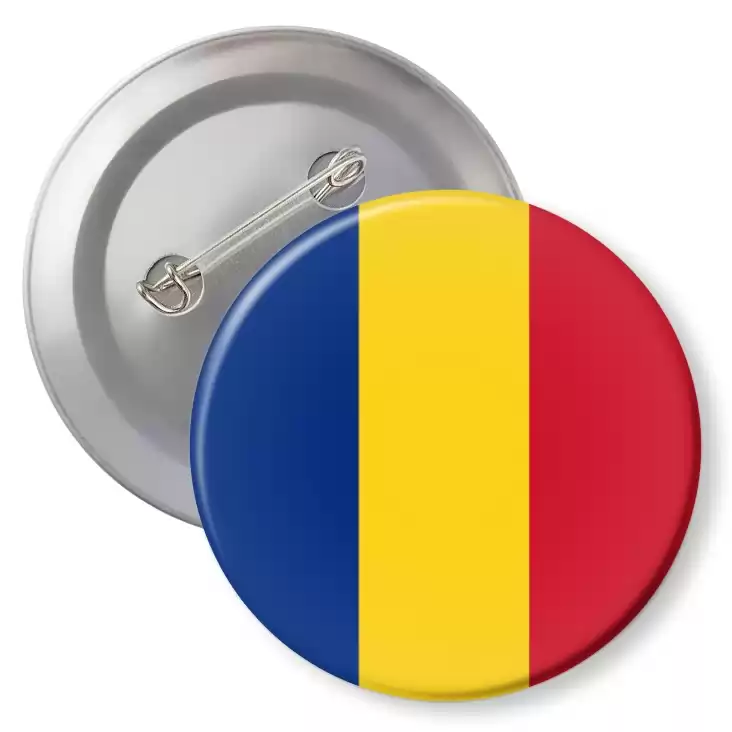 przypinka z agrafką Flaga Rumunia