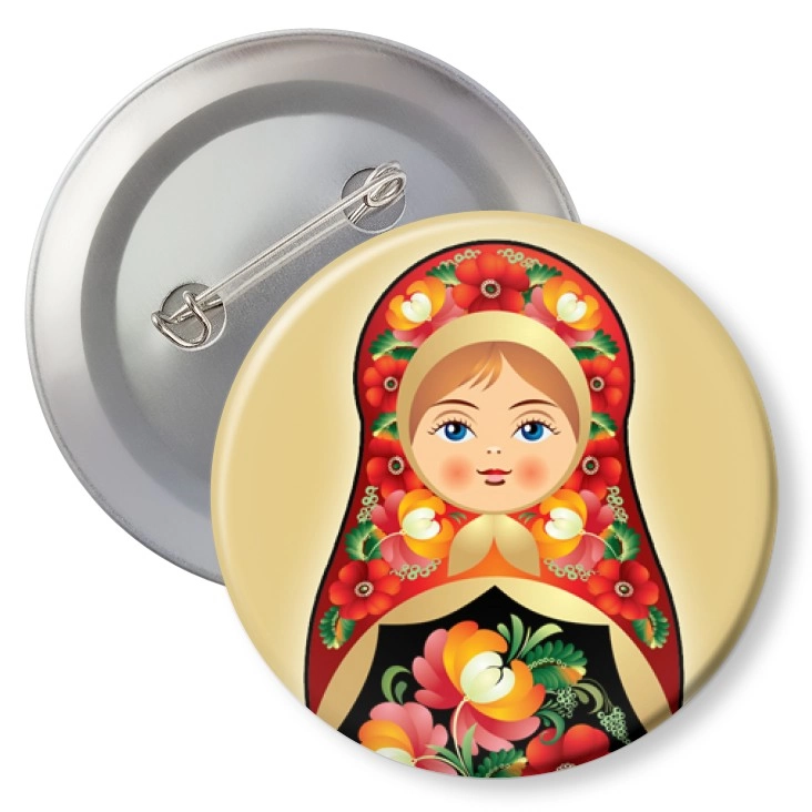 przypinka z agrafką Matryoshka