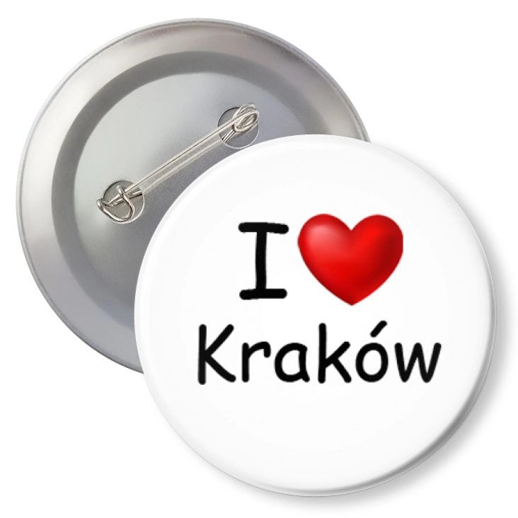 przypinkaI love Kraków