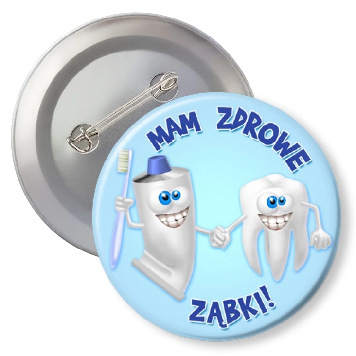 przypinkaMam zdrowe ząbki!
