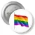 Przypinka z agrafką LGBT flaga tęczowa