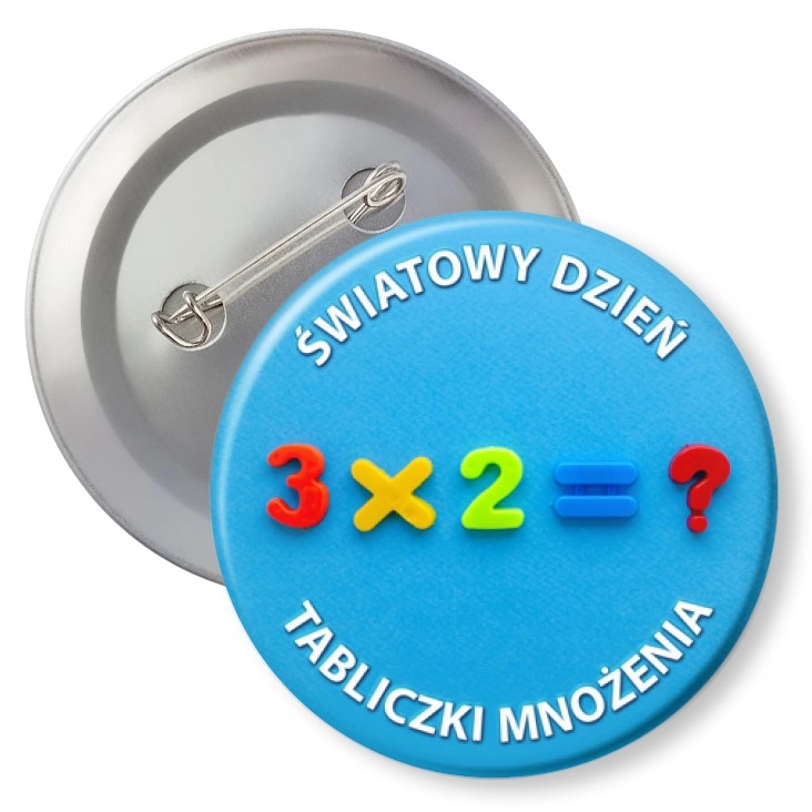 przypinkaŚwiatowy Dzień Tabliczki Mnożenia