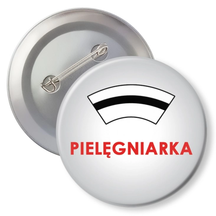 przypinka z agrafką Pielęgniarka