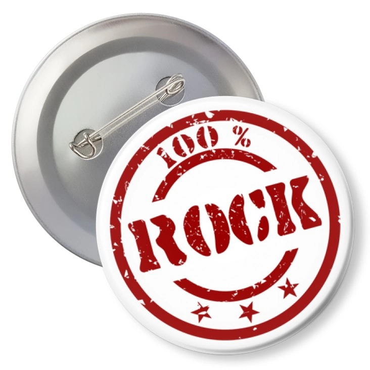 przypinka100% Rock