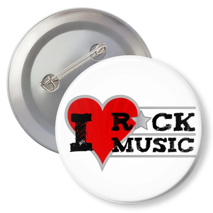 przypinkaI love Rock Music