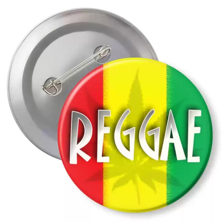 przypinka z agrafką Reggae