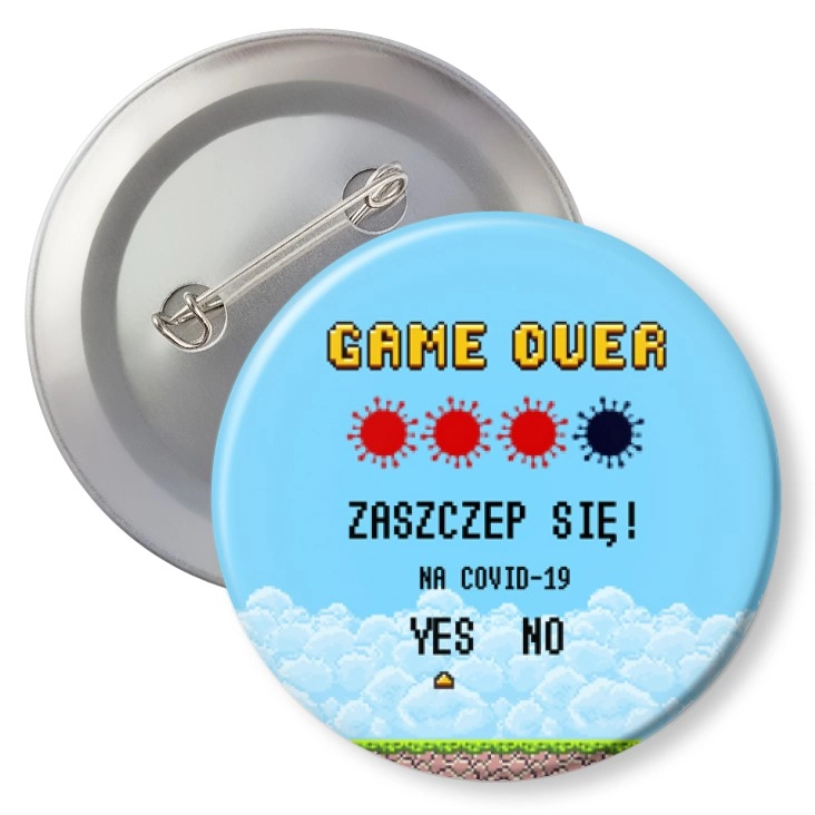 przypinkaGame Over Zaszczep się