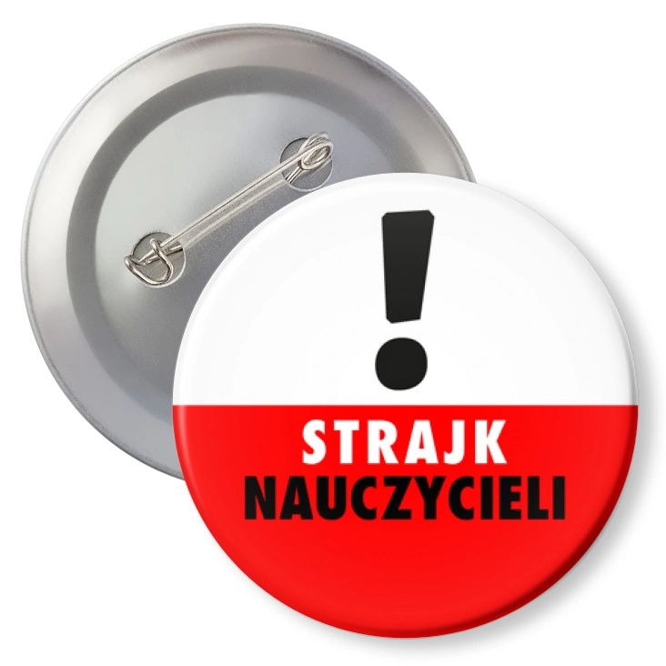 przypinka z agrafką Protest