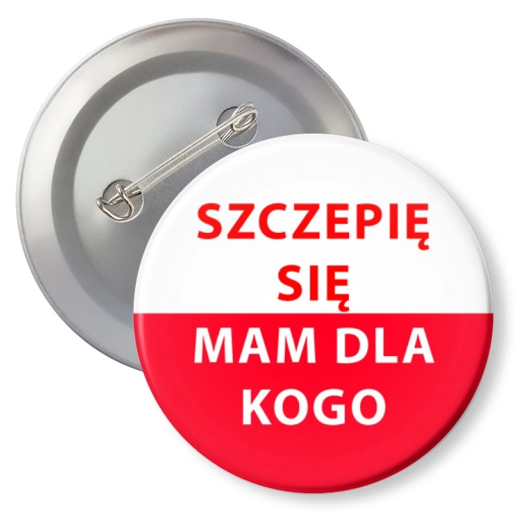 przypinkaSzczepię się. Mam dla kogo
