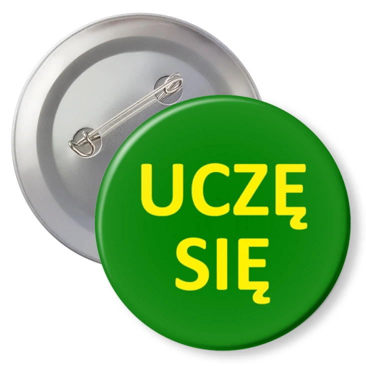 przypinkaUczę się napis