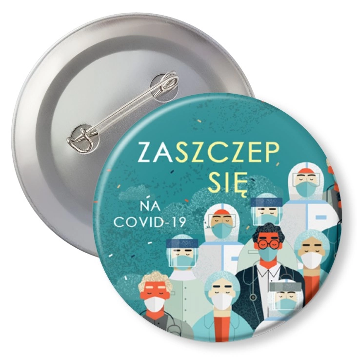 przypinkaZaszczep się służba zdrowia