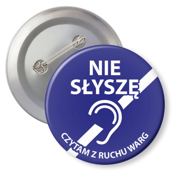 przypinkaNie słyszę