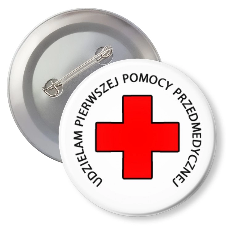 przypinkaUdzielam Pierwszej Pomocy Przedmedycznej