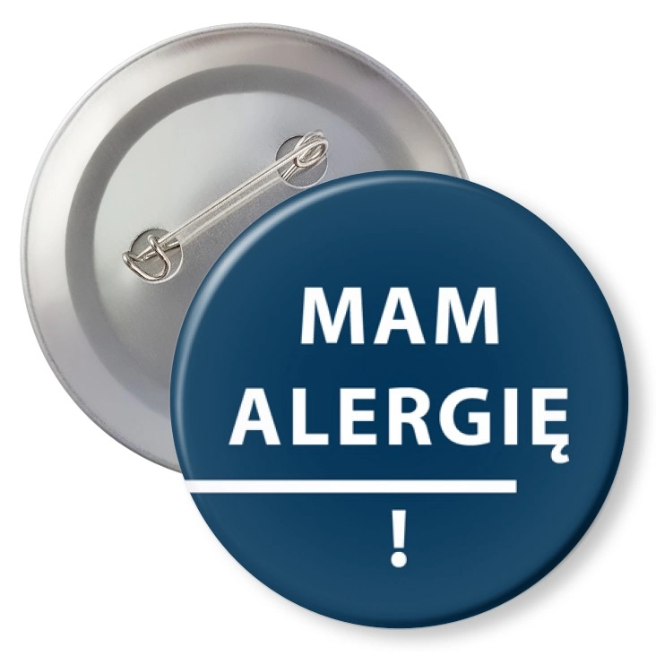 przypinkaMam alergię