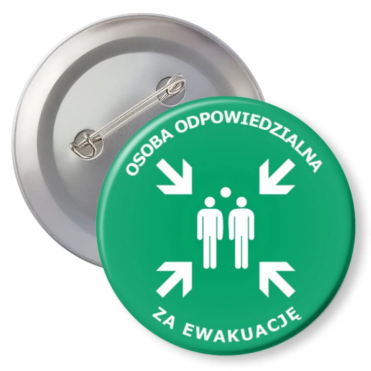 przypinkaOsoba odpowiedzialna za ewakuację