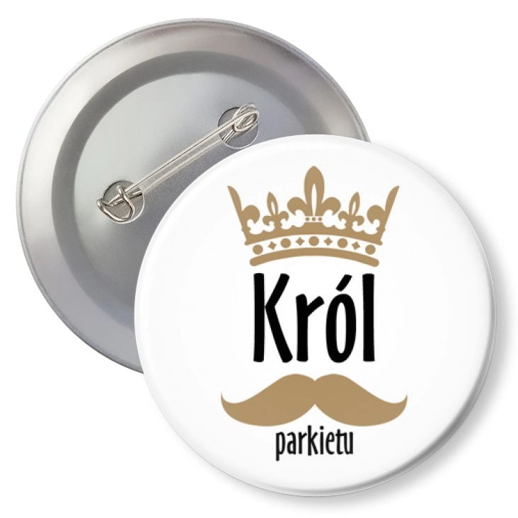 przypinkaKról parkietu z wąsem