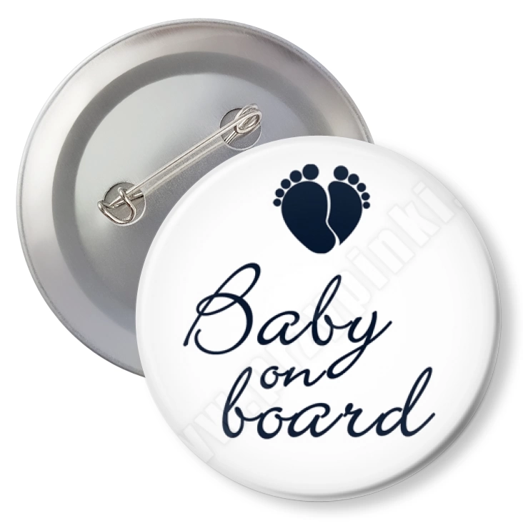 przypinkaBaby on board - stopki