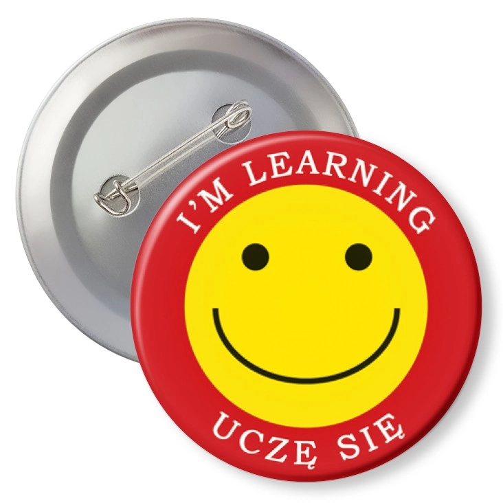 przypinkaI am learning Uczę się