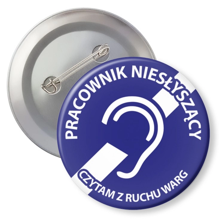 przypinkaPracownik niesłyszący