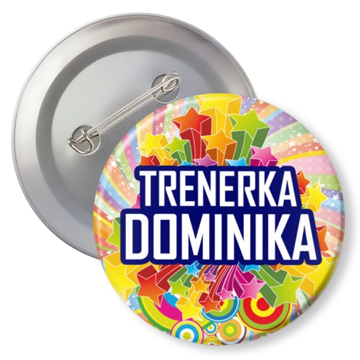 przypinka z agrafką Trenerka