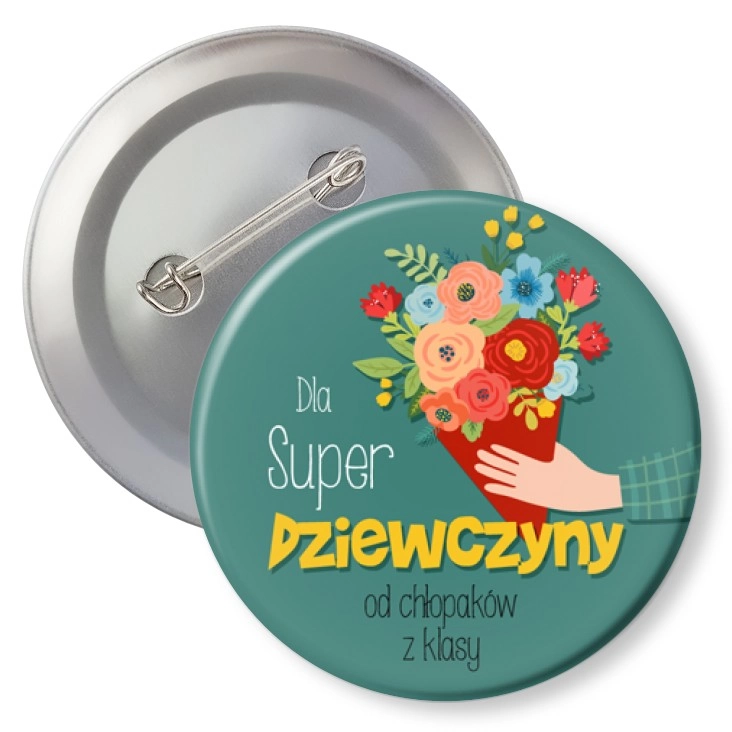 przypinkaDla Super Dziewczyny bukiet