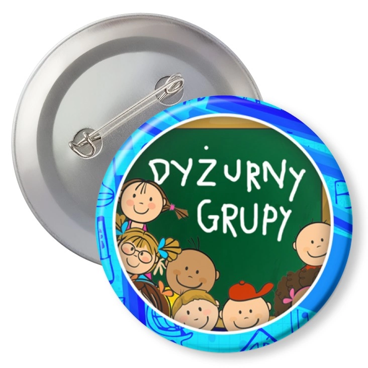 przypinka z agrafką Dyżurny grupy