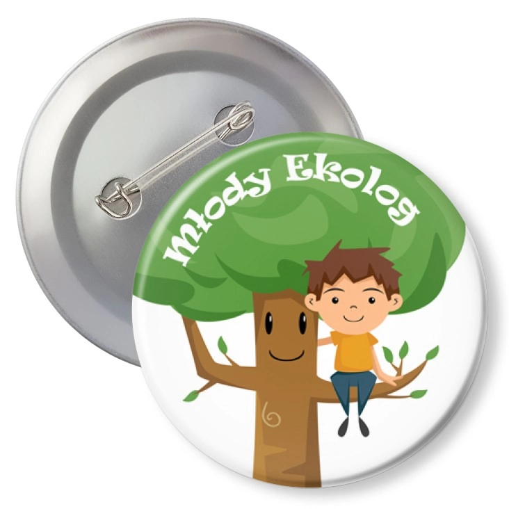 przypinkaMłody Ekolog na gałęzi