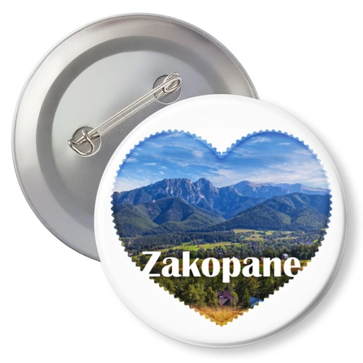 przypinka z agrafką Zakopane