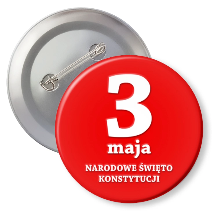 przypinkaNarodowe Święto Konstytucji 3 maja duża data