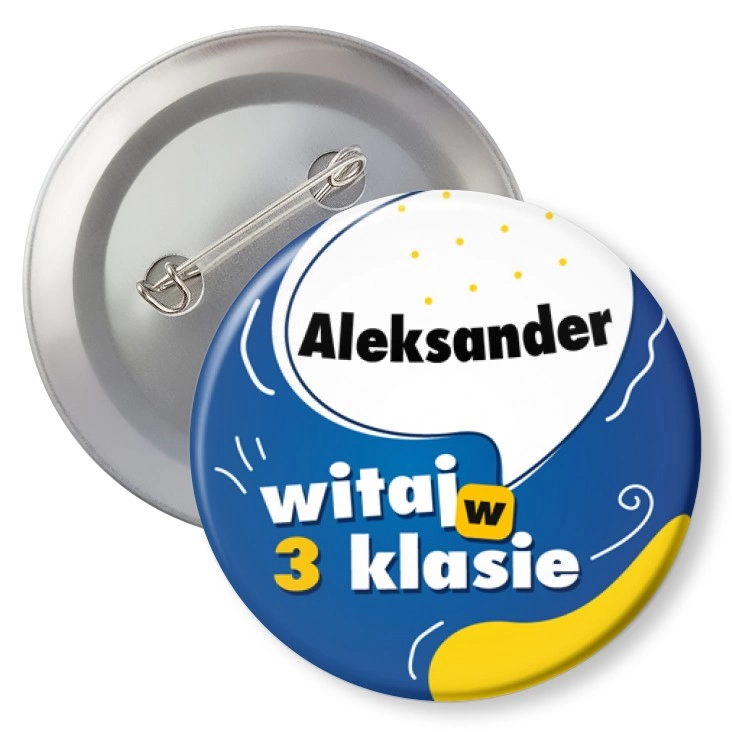 przypinkaWitaj w trzeciej klasie