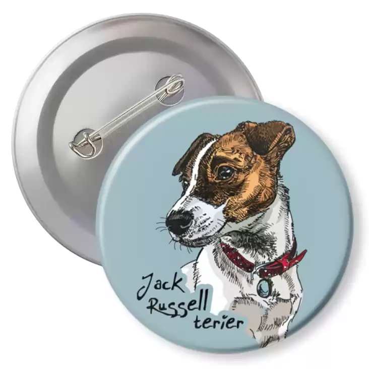 przypinka z agrafką Jack Russell terrier
